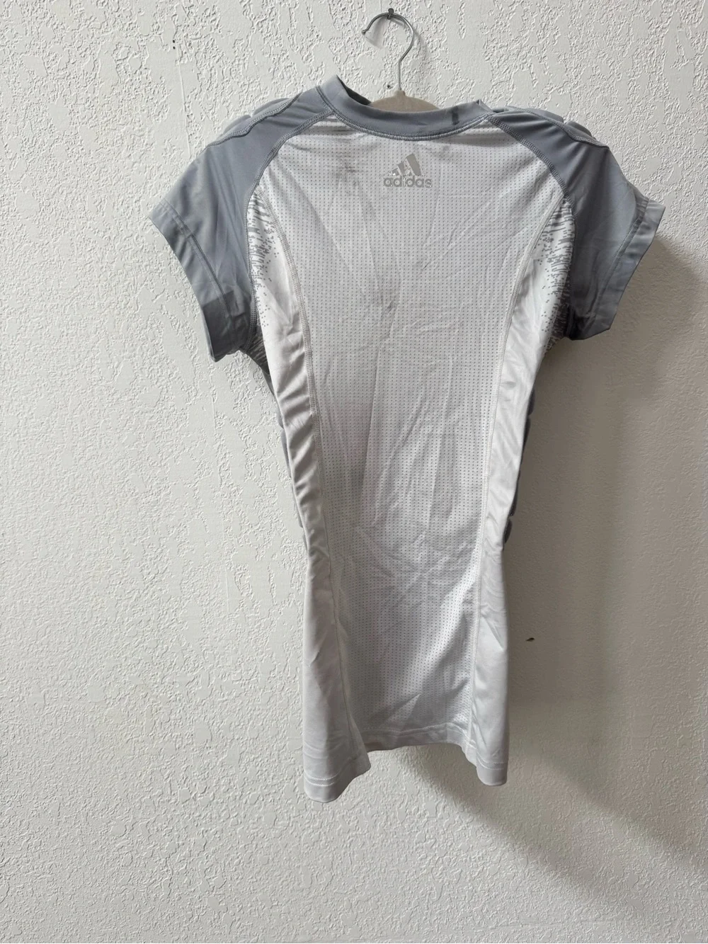 Adidas integrated 5-padded 2-tone football compression shirt worn under pads